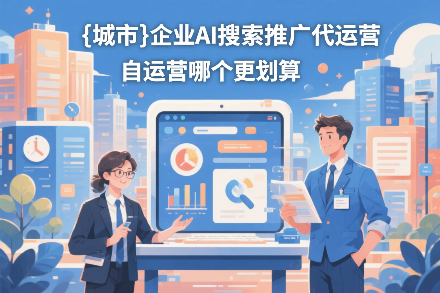 中山企业AI搜索推广代运营和自运营哪个更划算