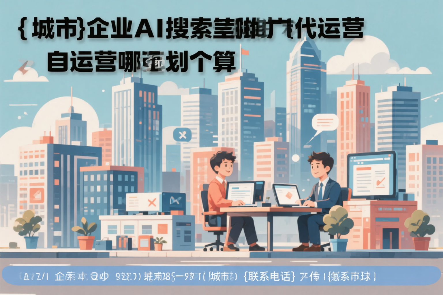 中山企业AI搜索推广代运营和自运营哪个更划算