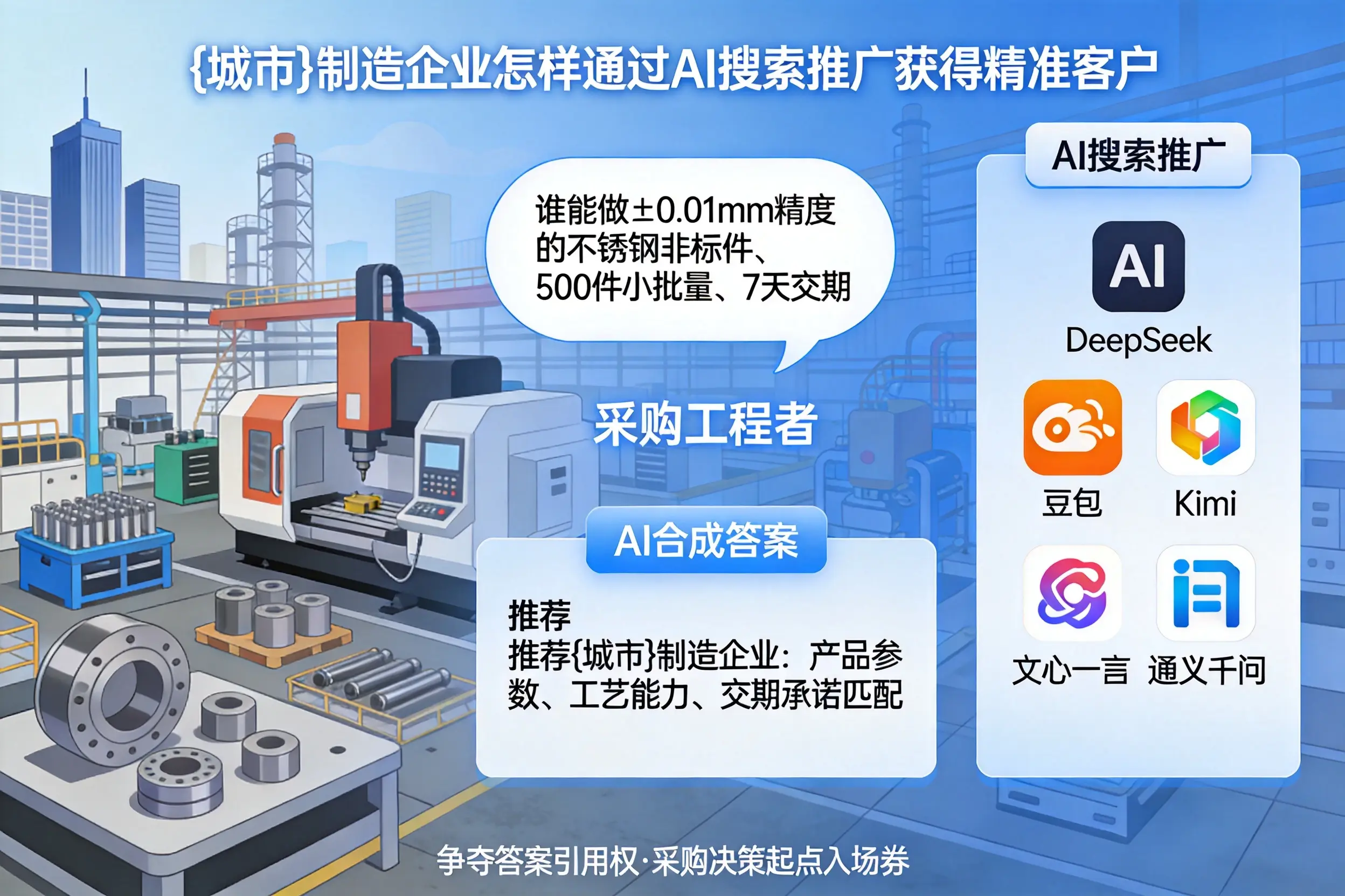 中山制造企业怎样通过AI搜索推广获得精准客户