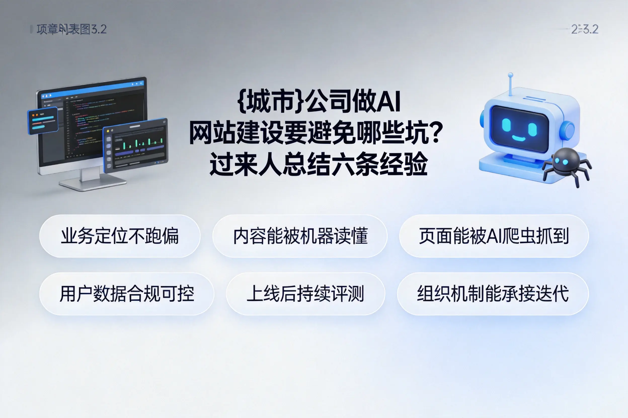 中山公司做AI网站建设要避免哪些坑？过来人总结六条经验