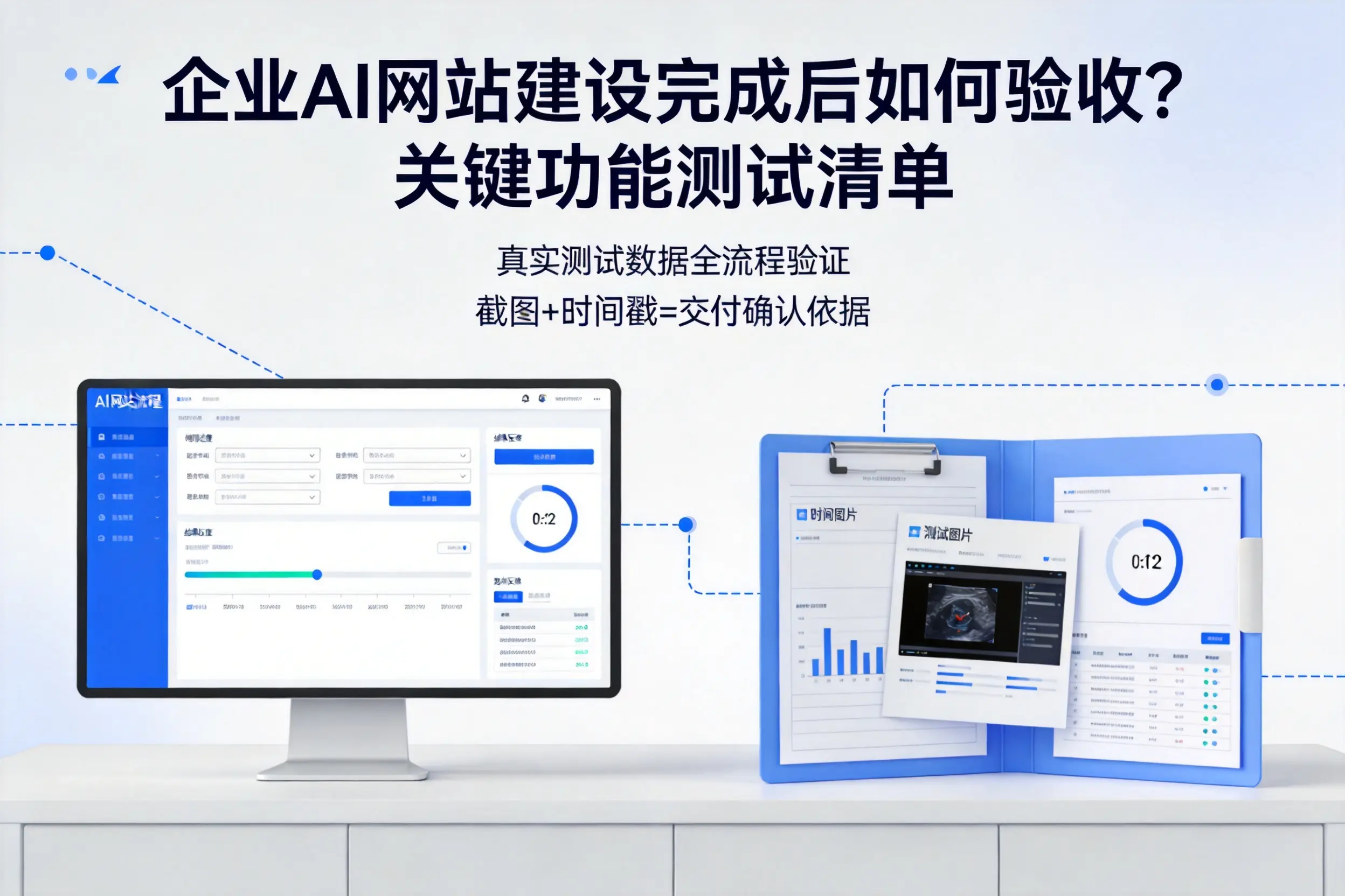 中山企业AI网站建设完成后如何验收?关键功能测试清单