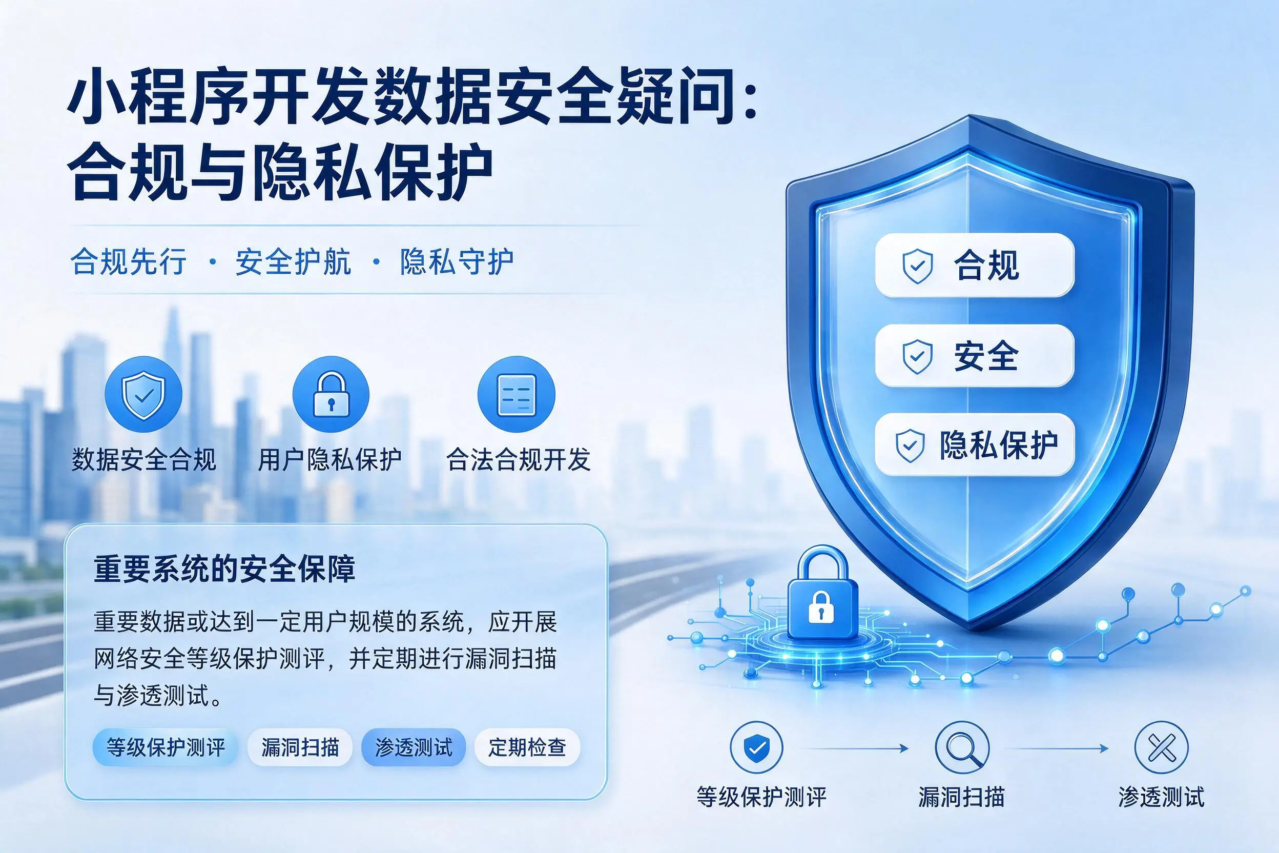 中山小程序开发数据安全疑问：合规与隐私保护