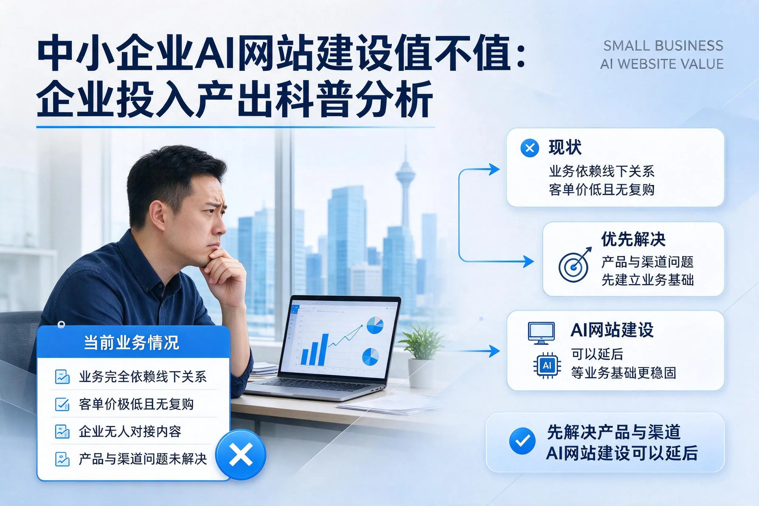 中小企业AI网站建设值不值：中山企业投入产出科普分析