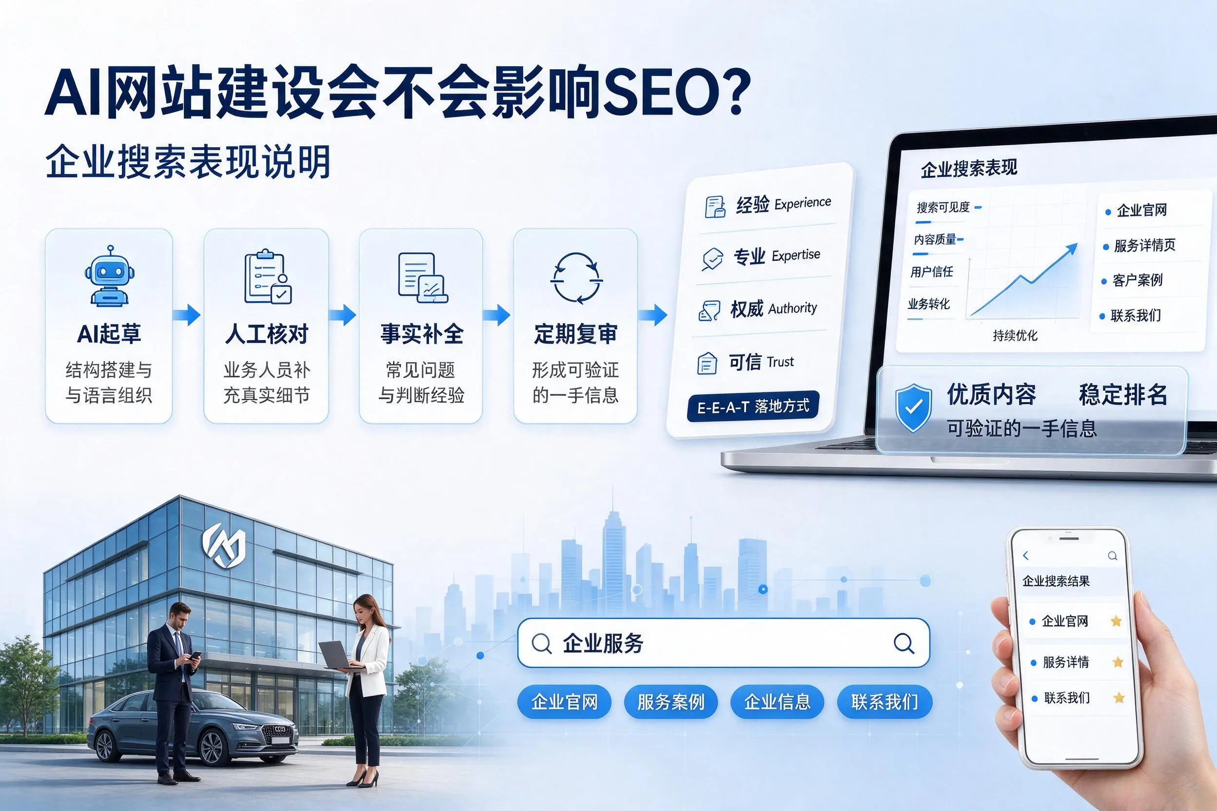 AI网站建设会不会影响SEO?中山企业搜索表现说明